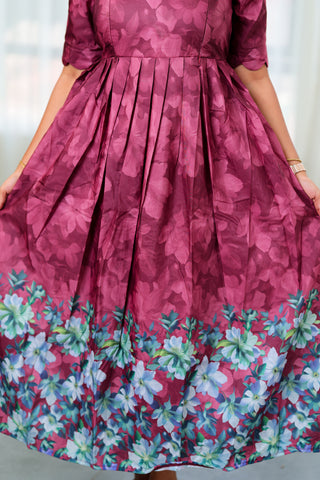 FLOWERS | MATERNITY MAXI FULL LENGTH