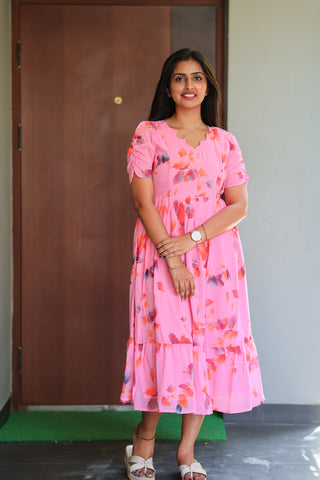 BREEZY | MATERNITY GEORGETTE MAXI ANKLE LENGTH