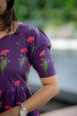 SCALLOP GARDEN | MATERNITY COTTON MAXI ANKLE LENGTH
