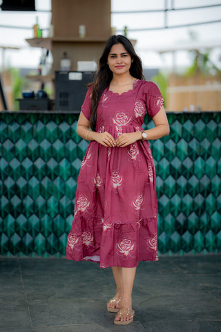 ELEGANT MARIGOLD | MATERNITY MAXI ANKLE LENGTH