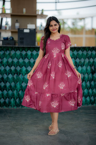 ELEGANT MARIGOLD | MATERNITY MAXI ANKLE LENGTH