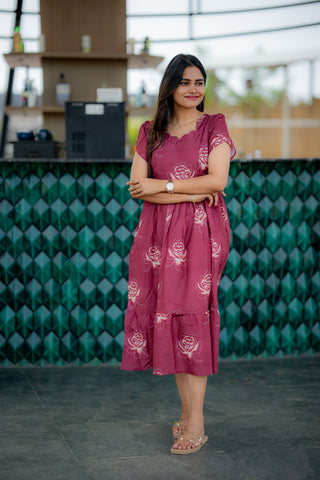 ELEGANT MARIGOLD | MATERNITY MAXI ANKLE LENGTH
