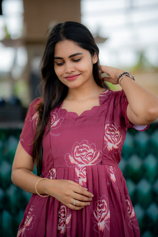 ELEGANT MARIGOLD | MATERNITY MAXI ANKLE LENGTH