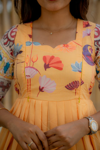 DANCING FLOWERS | MATERNITY MAXI FULL LENGTH