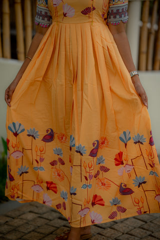 DANCING FLOWERS | MATERNITY MAXI FULL LENGTH