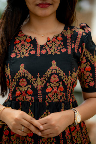 HERITAGE RAINY FLORAL | MATERNITY COTTON ANKLE LENGTH