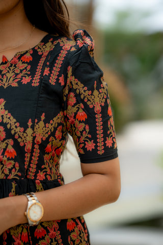 HERITAGE RAINY FLORAL | MATERNITY COTTON ANKLE LENGTH