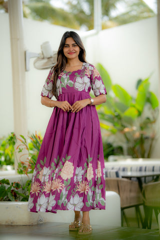 BLOOMY DALE | MATERNITY MAXI FULL LENGTH