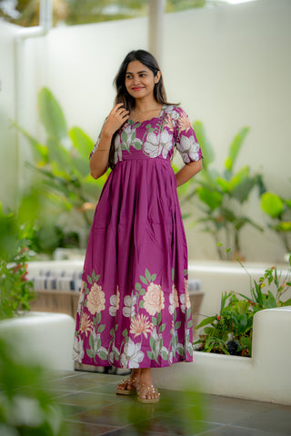 BLOOMY DALE | MATERNITY MAXI FULL LENGTH