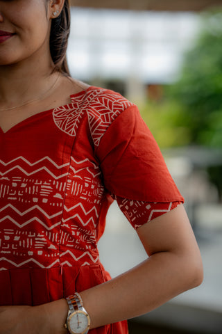 EGYPTIAN LINES  | MATERNITY COTTON ANKLE LENGTH