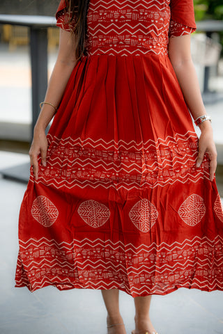 EGYPTIAN LINES  | MATERNITY COTTON ANKLE LENGTH