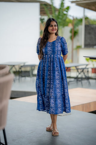 TWISTED FLORAL | MATERNITY MAXI ANKLE LENGTH