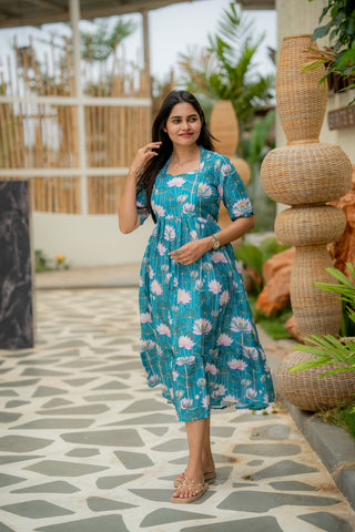 MULTI LOTUS | MATERNITY MAXI ANKLE LENGTH