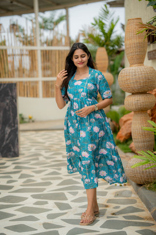 MULTI LOTUS | MATERNITY MAXI ANKLE LENGTH