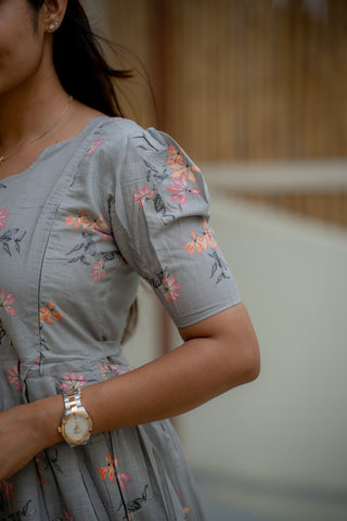 SLATE PETAL | MATERNITY COTTON FULL LENGTH