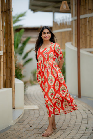 ELEGANT SCALLOP | MATERNITY MAXI ANKLE LENGTH