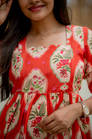 ELEGANT SCALLOP | MATERNITY MAXI ANKLE LENGTH