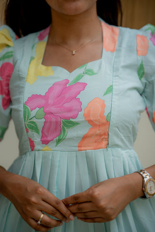 COLOURFUL FLOWERS | MATERNITY MAXI ANKLE LENGTH