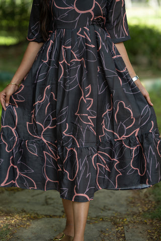 DUAL TONE OUTLINE | MATERNITY MAXI ANKLE LENGTH