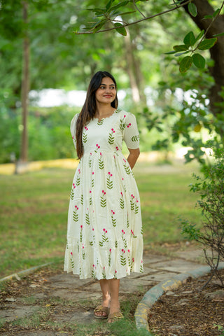 SWEETHEART FLORAL | MATERNITY COTTON ANKLE LENGTH