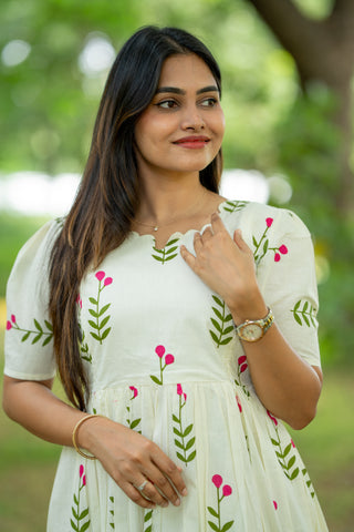 SWEETHEART FLORAL | MATERNITY COTTON ANKLE LENGTH