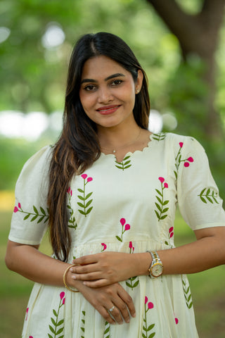 SWEETHEART FLORAL | MATERNITY COTTON ANKLE LENGTH