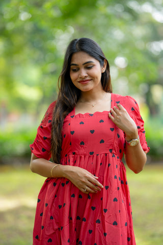 HEARTS | MATERNITY MAXI ANKLE LENGTH