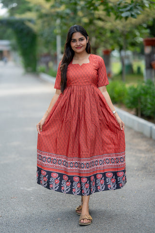 BORDER HERITAGE | MATERNITY MAXI FULL LENGTH