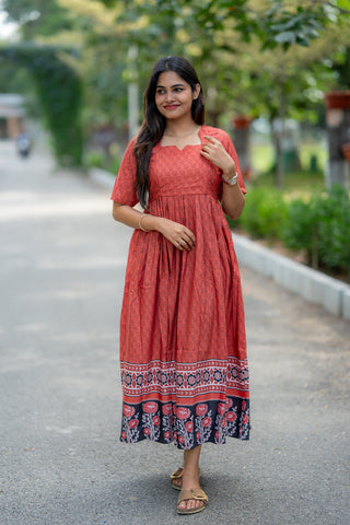 BORDER HERITAGE | MATERNITY MAXI FULL LENGTH