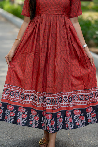 BORDER HERITAGE | MATERNITY MAXI FULL LENGTH