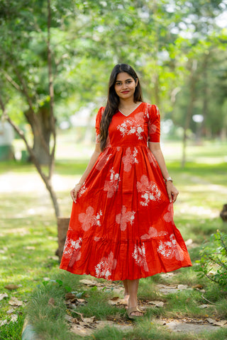 RUSTIC GLIMPSE | MATERNITY COTTON ANKLE LENGTH