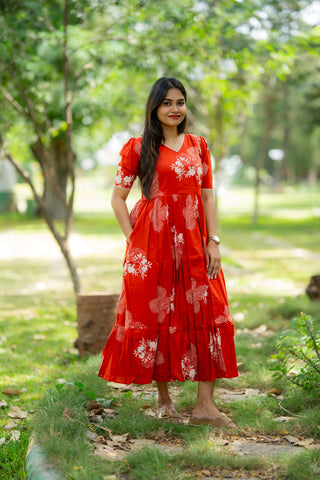 RUSTIC GLIMPSE | MATERNITY COTTON ANKLE LENGTH