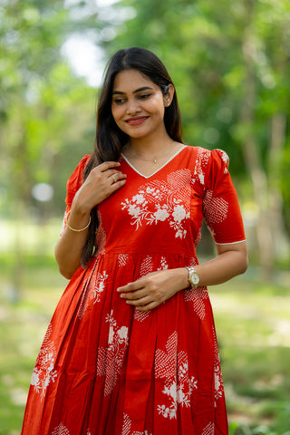 RUSTIC GLIMPSE | MATERNITY COTTON ANKLE LENGTH