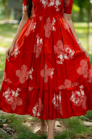 RUSTIC GLIMPSE | MATERNITY COTTON ANKLE LENGTH