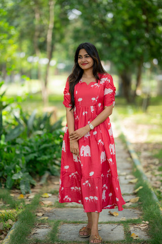 NANDHI & ELEPHANT  | MATERNITY MAXI ANKLE LENGTH