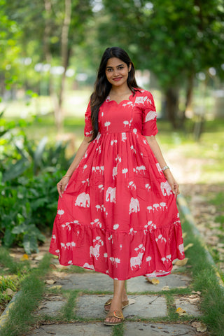 NANDHI & ELEPHANT  | MATERNITY MAXI ANKLE LENGTH
