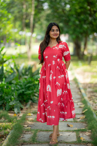 NANDHI & ELEPHANT  | MATERNITY MAXI ANKLE LENGTH
