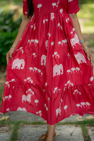NANDHI & ELEPHANT  | MATERNITY MAXI ANKLE LENGTH