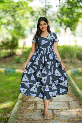 PRISM DELTA | MATERNITY MAXI ANKLE LENGTH