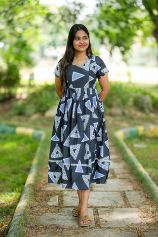 PRISM DELTA | MATERNITY MAXI ANKLE LENGTH