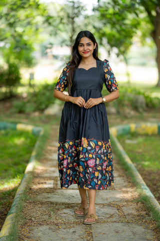 FLUTTERING LEAVES | MATERNITY MAXI ANKLE LENGTH