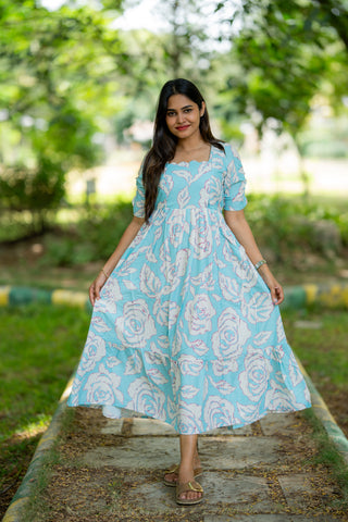 MISTY BLOOM | MATERNITY MAXI ANKLE LENGTH