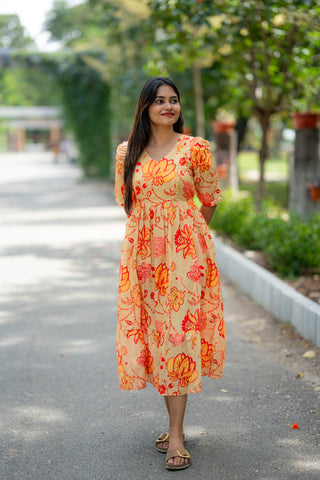 RADIANT LOTUS | MATERNITY MAXI ANKLE LENGTH
