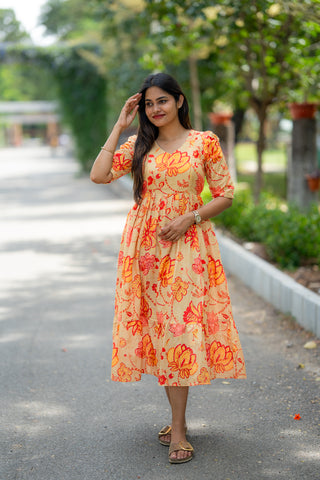 RADIANT LOTUS | MATERNITY MAXI ANKLE LENGTH