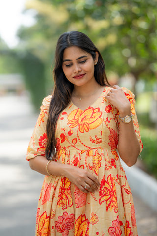 RADIANT LOTUS | MATERNITY MAXI ANKLE LENGTH