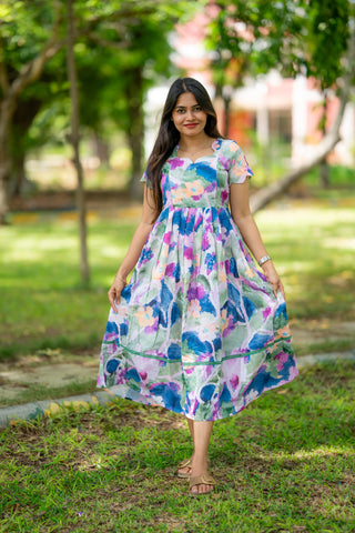 WATERCOLOUR | MATERNITY MAXI ANKLE LENGTH