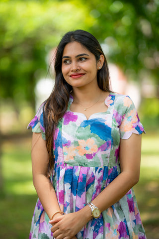 WATERCOLOUR | MATERNITY MAXI ANKLE LENGTH