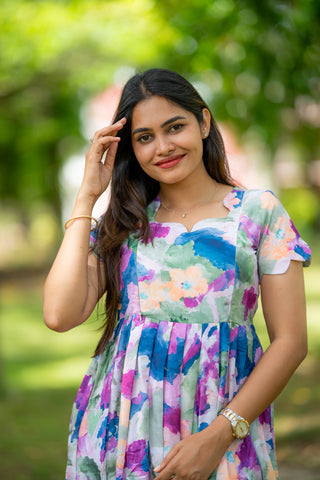 WATERCOLOUR | MATERNITY MAXI ANKLE LENGTH