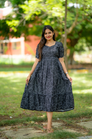 DOTTED BLOOM | MATERNITY MAXI ANKLE LENGTH