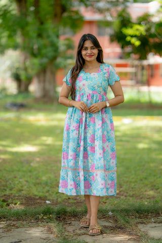 WHITE DAISY | MATERNITY MAXI ANKLE LENGTH